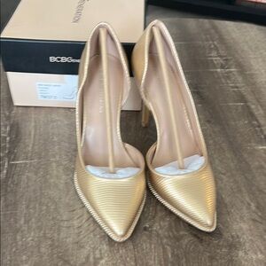 BCBG Gold Women's Heels